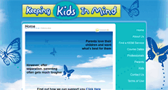 Desktop Screenshot of keepingkidsinmind.org